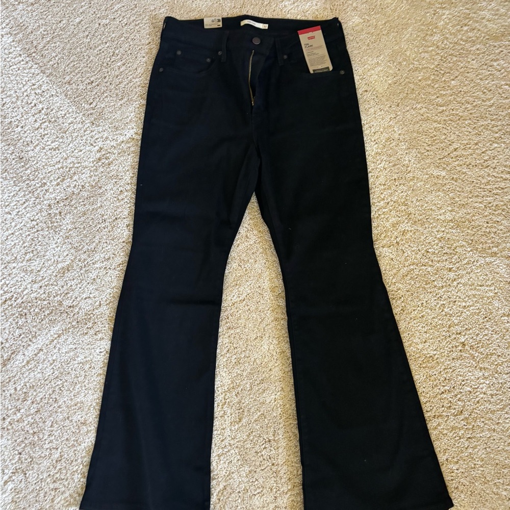 Levi's 726 Flare Jeans Black